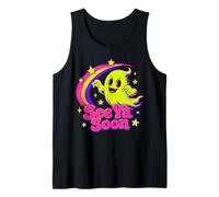 See Ya Soon Moon Cute Spooky Halloween Stars Kawaii Canotta