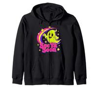 See Ya Soon Moon Cute Spooky Halloween Stars Kawaii Felpa con Cappuccio