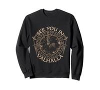 See you in Valhalla - Odin with Hugin or Munin on - Norse Felpa