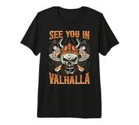 See You in Valhalla | Thor | Odin | Vikings Ragnar Maglietta Premium