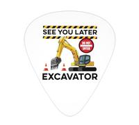 See You Later Excavator Plettri per chitarra Plettri per chitarra basso 12 pezzi