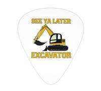 See You Later Excavator Plettri per chitarra Plettri per chitarra basso 12 pezzi