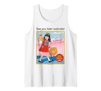 See You Later Sarcastic Retro Vintage Funny Adult Humor Canotta