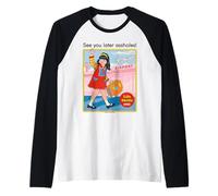 See You Later Sarcastic Retro Vintage Funny Adult Humor Maglia con Maniche Raglan