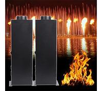 SEEANN 2PCS Stage Fire Machine, Jet Flame Machine Macchina per Effetti Speciali, Altezza del Getto 2-3m, Adatto per Sale da Concerto all'aperto e spettacoli Musicali ed Eventi Sportivi e Feste