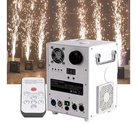 SEEANN BILX XY Cold Spark Machine, 650W Electronic Sparkular Machine, DMX512/Remote Control Stage Fountain Sparkular Machine, Wedding Party Stage Special Effect Machine