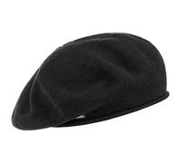 Seeberger Basco Bordo Arrotolato Berretto da Donna Beanie d´Estate Taglia Unica - Nero