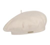 Seeberger Berretto Basco da Donna Invernale Cappello Lana Vergine Taglia Unica - Bianco Crema