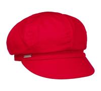 Seeberger Berretto Newsboy Azalee cap Cotton Taglia Unica - Rosso