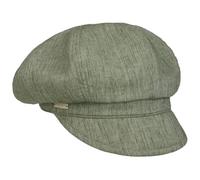 Seeberger Berretto Newsboy Light Summer Berretti con Visiera Cappello Baker Boy Taglia Unica - Verde