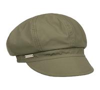 Seeberger Berretto Newsboy Rainy Day Cappello Invernale Baker Boy Taglia Unica - Oliva