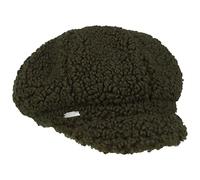 Seeberger Berretto Newsboy Teddy Fur Cappellino da Donna Cappello Invernale Taglia Unica - Oliva