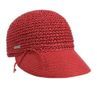 Seeberger Berretto Uni Rollable Crochet Estivo Cappellino Taglia Unica - Rosso