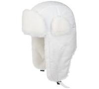 Seeberger Cappello Aviatore Finola Donna - Lapeer Beanie Invernale con paraorecchie, Fodera Autunno/Inverno Inverno - M (56-57 cm) Bianco