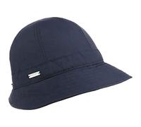 Seeberger Cappello Cloche Uni Anti-Rain Outdoor da Pioggia Taglia Unica - Blu Scuro