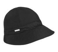 Seeberger Cappello Cloche Uni Anti-Rain Outdoor da Pioggia Taglia Unica - Nero