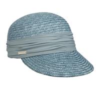 Seeberger Cappello da sole da donna, in paglia, Azzurro (67)., Taglia unica