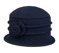 Seeberger Cappello Follato Beata Cloche da Donna Taglia Unica - Blu Scuro