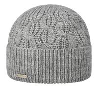 Seeberger Berretto con Risvolto Landesta Donna - Beanie Invernale da Risvolto, Fodera Autunno/Inverno Inverno - Taglia Unica Grigio