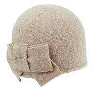 Seeberger Litika Cappello Lana Cotta follato Beanie da Donna Invernale (Beige Sand)
