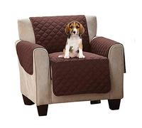 seebesteu Coprisedili trapuntati impermeabili antiscivolo reversibili per animali domestici, colore marrone (1 posto)