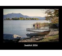 Seeblick 2026 Fotokalender DIN A3: Monatskalender mit Bild-Motiven aus Fauna und Flora, Natur, Blumen und Pflanzen