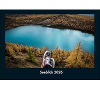 Seeblick 2026 Fotokalender DIN A4: Monatskalender mit Bild-Motiven aus Fauna und Flora, Natur, Blumen und Pflanzen