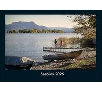 Seeblick 2026 Fotokalender DIN A4: Monatskalender mit Bild-Motiven aus Fauna und Flora, Natur, Blumen und Pflanzen