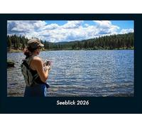 Seeblick 2026 Fotokalender DIN A4: Monatskalender mit Bild-Motiven aus Fauna und Flora, Natur, Blumen und Pflanzen