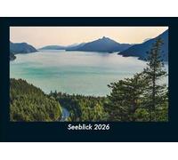 Seeblick 2026 Fotokalender DIN A5: Monatskalender mit Bild-Motiven aus Fauna und Flora, Natur, Blumen und Pflanzen