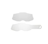 Seecle SE-41S112-HZ lente trasparente + 10 strappi compatibile per maschera 100% RACECRAFT 2 / STRATA 2 / ACCURI 2 / MERCURY 2