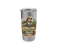 Seedling Shift robin seed trays sprouts Bicchiere termico in acciaio inox doppia parete