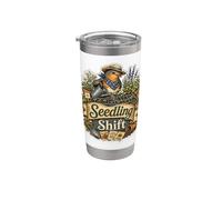 Seedling Shift robin seed trays sprouts Bicchiere termico in acciaio inox doppia parete