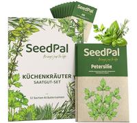 SeedPal Set di Semi di 12 Erbe Aromatiche Popolari per Cucina e Balcone
