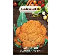 Seeds Select 35 Semi di Cavolfiore Arancione Orange Heart F1, Bustina da Giardino