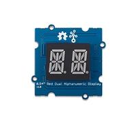 Seeed Studio Grove - Display rosso doppio alfanumerico da 0,54 pollici, ogni cifra è composto da 14 segmenti digitale tubo display tutti i caratteri per Arduino, Raspberry pi, Beaglebone e altri