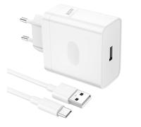 Seefey Caricatore rapido USB 80 W per Oppo Reno 13 con cavo USB C 1 m, caricatore di ricarica rapida per Oppo Find X7 Ultra X7 X6 X6 Pro X5 Pro Find N3 N2 Flip Reno11 10Pro Oneplus-Bianco