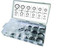 Seeger Anelli Elastici fori interni/esterni Assortimento in valigetta 100 pezzi