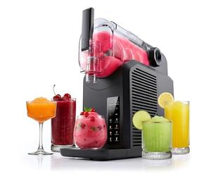 Seeger SuperSlush Macchina per Granite, 2 Litri, 7-in-1, Nessun Ghiaccio Necessario, 7 Programmi, Tecnologia InstantFreeze 15 min, Slushie Maker, Granita, Cocktail, Frappé, Milkshake, Nero, SLFRZ1BK