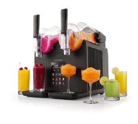 Seeger SuperSlush Twin, Macchina per Granita Doppia 4L | 7-in-1, Senza ghiaccio, 7 Programmi, Tecnologia InstantFreeze 15 min, Slushie Maker, Granita, Cocktail, Frappé, Milkshake
