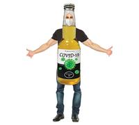 Seeing Red Pandemic Birra Bottiglia da Uomo Adulto Costume Halloween 80181