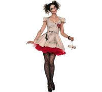 Seeing Red Voodoo Bambola Magia Vestito Adulti Donna Costume Halloween 90102