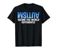 Seeing The World Differently Autism Awareness Maglietta