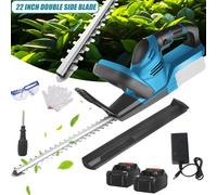 Seeiswork 2000W Tagliasiepi Elettrico 3500 RPM Tosaerba Giardino Paesaggistica Tagliasiepi Trimmer Strumento Per 18V-21V Batteria 2 battery