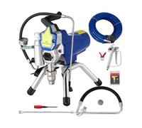 Seeiswork 2200W 3000psi Macchina per spruzzatura airless ad alta pressione professionale Spruzzatore di vernice elettrico Strumenti di verniciatura ad alimentazione interna 2200W Blue