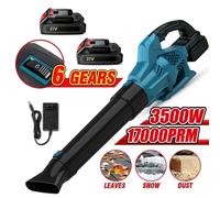 Seeiswork Brushless Elettrico Ventilatore di Aria Cordless Neve Polvere Foglie Pulizia Soffiaggio Violento Strumento di Potere Per Makita 18V Batteria Spille