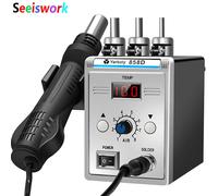 Seeiswork Pistola Ad Aria Calda 858D BGA Rilavorazione Stazione di Saldatura Pistola di Calore 220V 700W Asciugacapelli Per Saldatura SMD SMT Strumento di Riparazione di Saldatura Style A