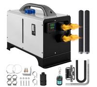 Seeiswork Riscaldatore d'aria diesel Riscaldatore per camion 12V Riscaldatore di parcheggio con telecomando LCD Riscaldatore diesel per camion Barca Bus Rimorchio per auto 5KW White