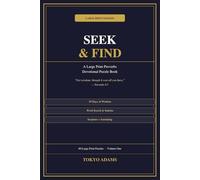 Seek & Find: A large Print Proverbs Devotional Puzzle Book