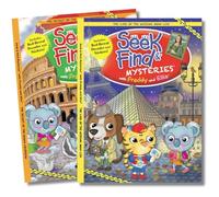 Seek & Find with Freddy and Ellie Mysteries 2-Pack. Includes The Case of the Missing Mona Lisa and The Secret of the Roman Colosseum